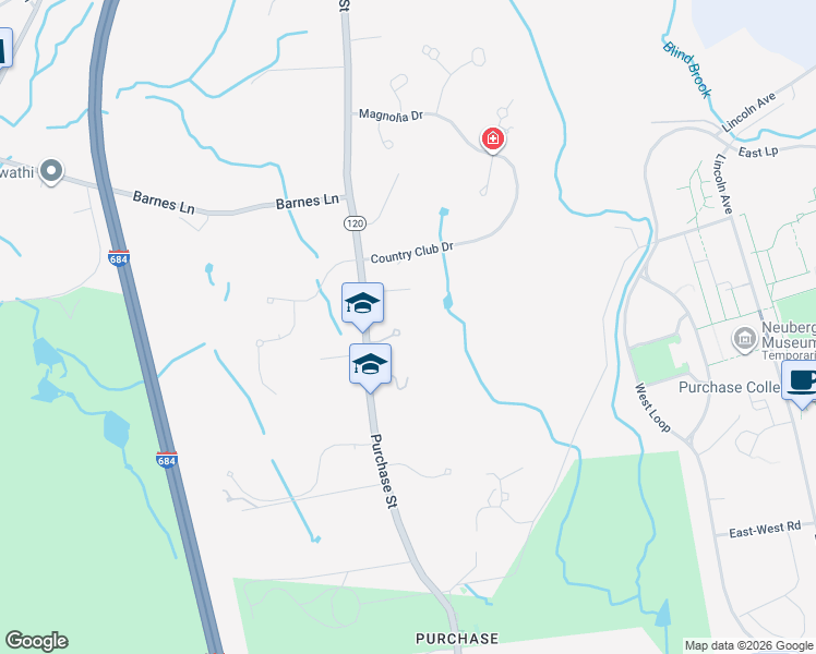 map of restaurants, bars, coffee shops, grocery stores, and more near 3 White Oak Circle in Harrison