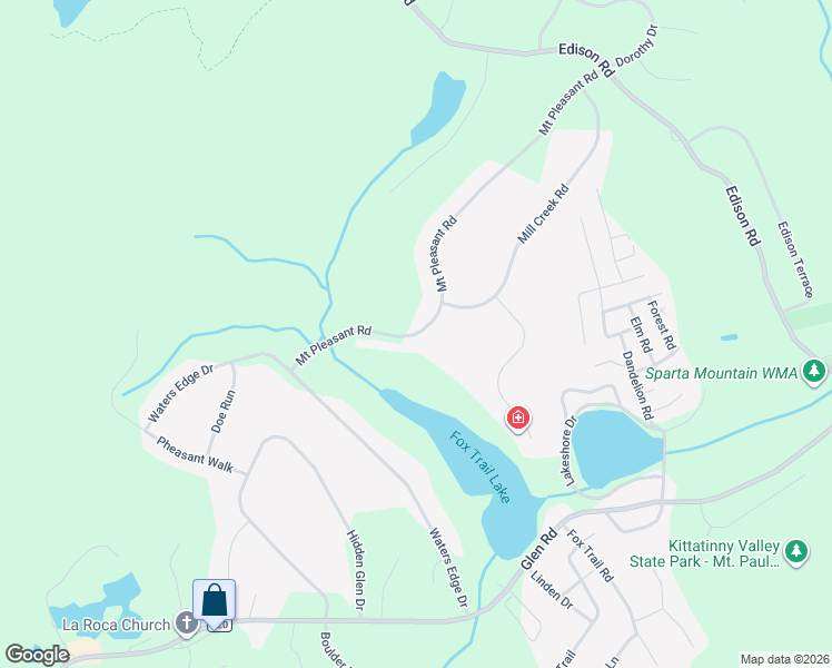 map of restaurants, bars, coffee shops, grocery stores, and more near 10 Mount Pleasant Road in Sparta