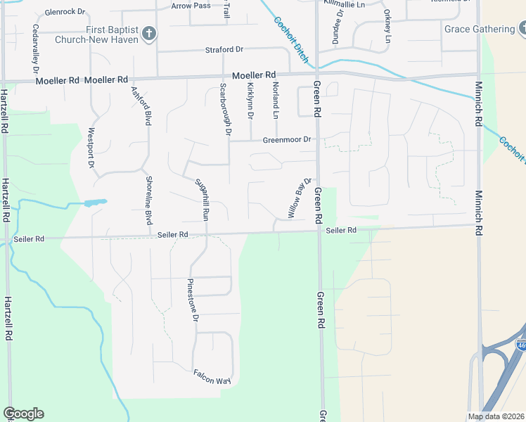 map of restaurants, bars, coffee shops, grocery stores, and more near 4136 New Lake Trail in New Haven