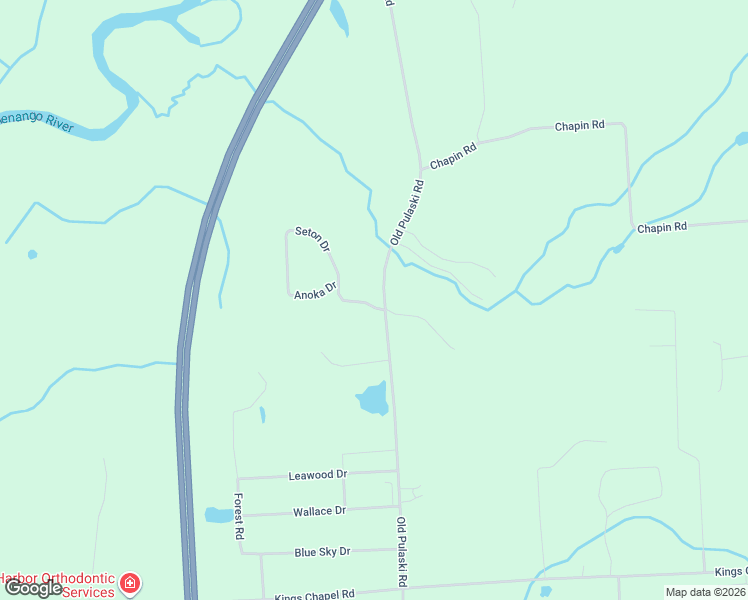 map of restaurants, bars, coffee shops, grocery stores, and more near 1331 Old Pulaski Road in New Castle