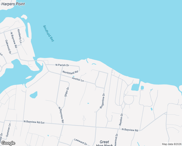 map of restaurants, bars, coffee shops, grocery stores, and more near 75 Harbor Lights Drive in Southold