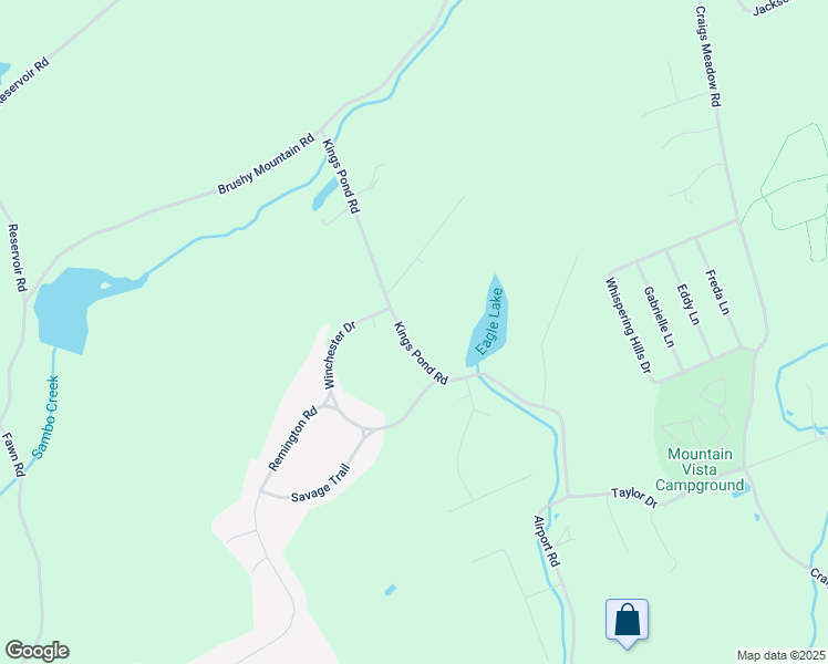map of restaurants, bars, coffee shops, grocery stores, and more near 193 Kings Pond Road in East Stroudsburg