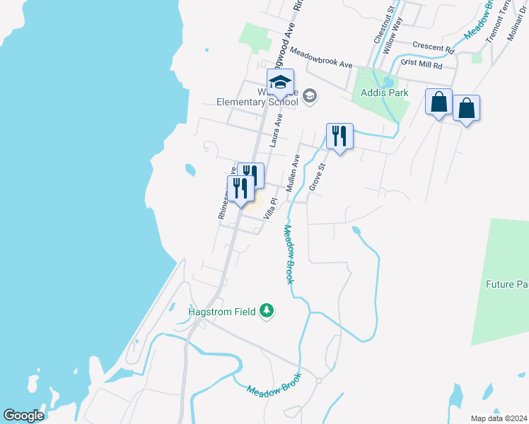 map of restaurants, bars, coffee shops, grocery stores, and more near 5 Belmont Avenue in Wanaque