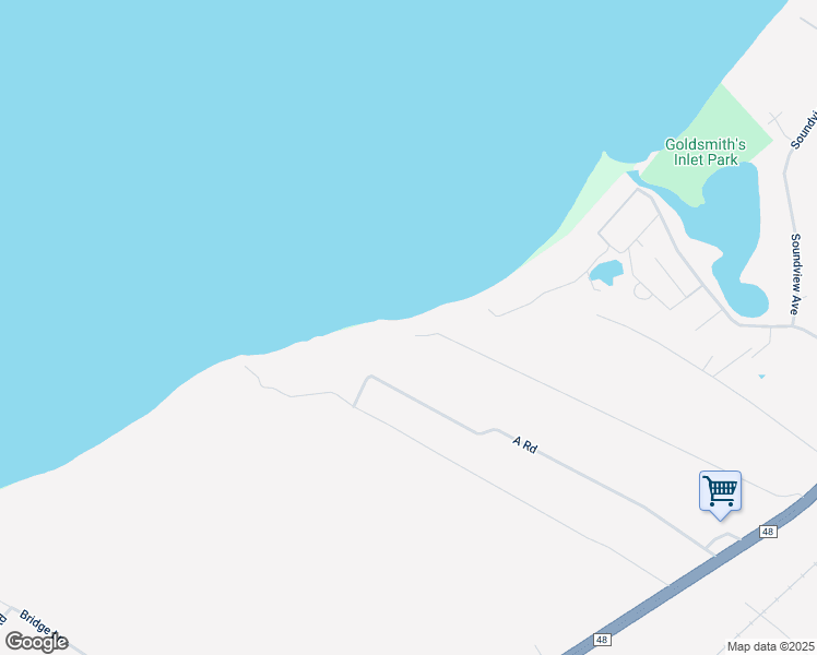 map of restaurants, bars, coffee shops, grocery stores, and more near 4625 Blue Horizon Bluffs in Peconic