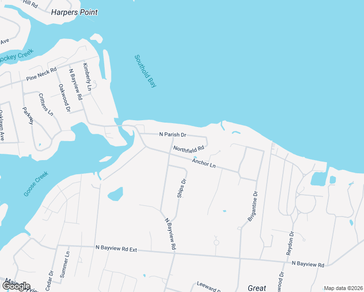 map of restaurants, bars, coffee shops, grocery stores, and more near 1010 North Parish Drive in Southold