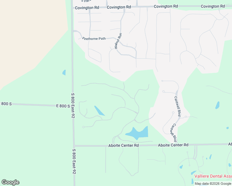map of restaurants, bars, coffee shops, grocery stores, and more near 14905 Remington Place in Fort Wayne