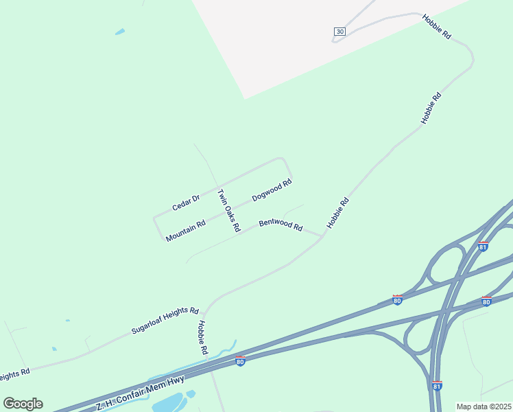 map of restaurants, bars, coffee shops, grocery stores, and more near 17 Dogwood Road in Drums