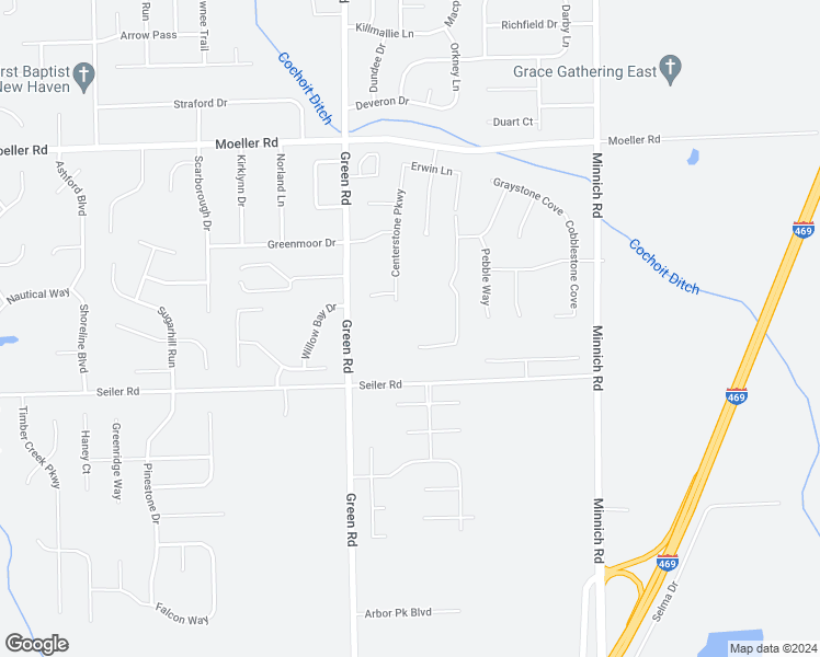 map of restaurants, bars, coffee shops, grocery stores, and more near 3999 Centerstone Parkway in New Haven