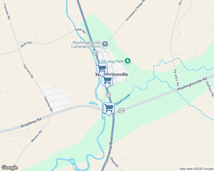 map of restaurants, bars, coffee shops, grocery stores, and more near Continental Boulevard in Danville