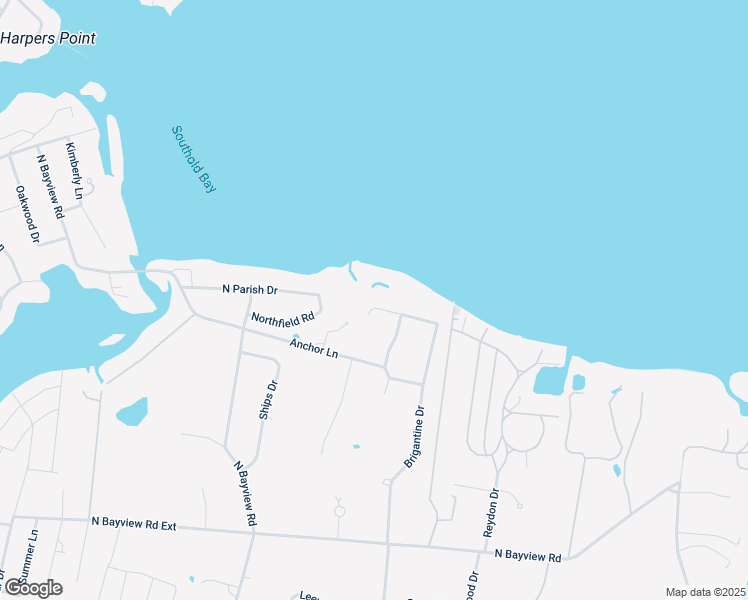 map of restaurants, bars, coffee shops, grocery stores, and more near 75 Harbor Lights Drive in Southold