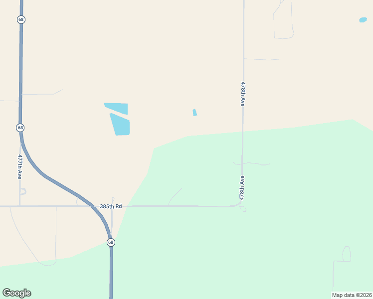 map of restaurants, bars, coffee shops, grocery stores, and more near 47775 774th Road in Ravenna