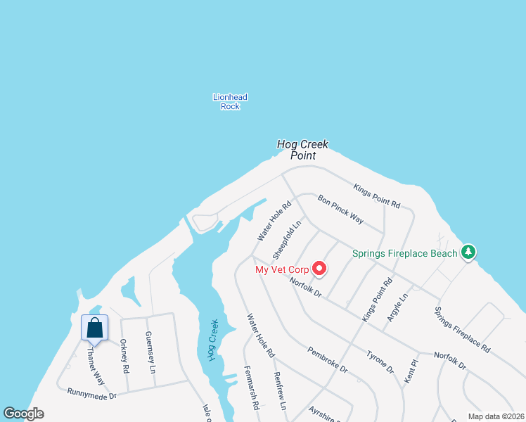 map of restaurants, bars, coffee shops, grocery stores, and more near 206 Water Hole Road in East Hampton