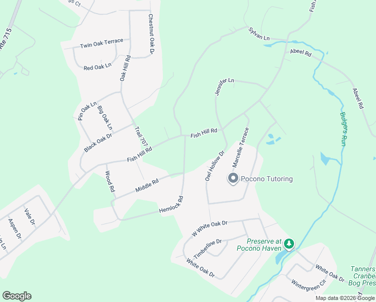 map of restaurants, bars, coffee shops, grocery stores, and more near 28 Hemlock Road in Tannersville