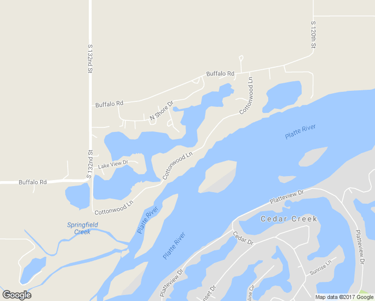 map of restaurants, bars, coffee shops, grocery stores, and more near 12608 Cottonwood Lane in Springfield
