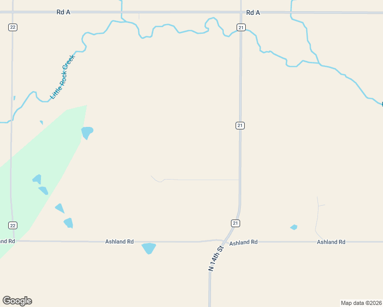 map of restaurants, bars, coffee shops, grocery stores, and more near 343 County Road 21 in Ceresco