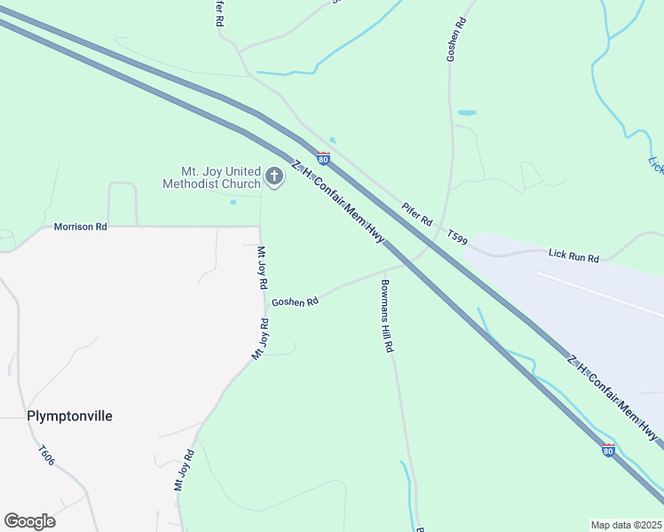 map of restaurants, bars, coffee shops, grocery stores, and more near Goshen Road in Clearfield County