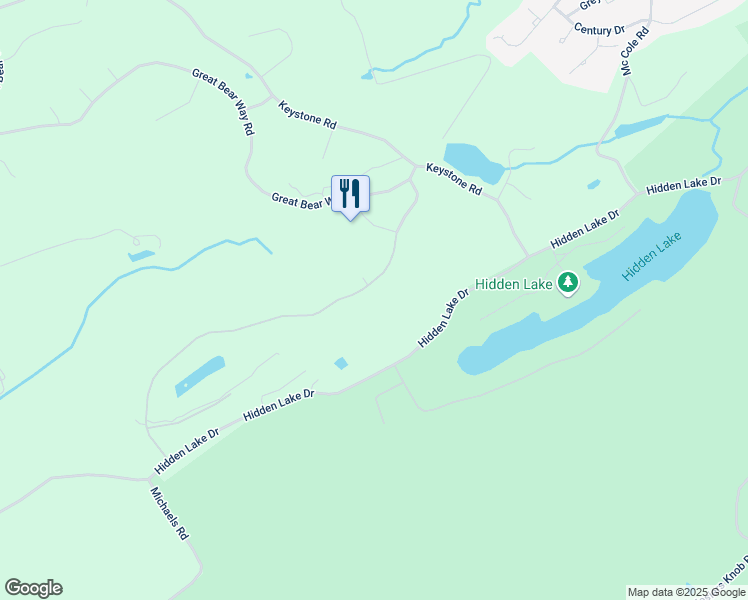 map of restaurants, bars, coffee shops, grocery stores, and more near 26-27 Rising Meadow Way in East Stroudsburg