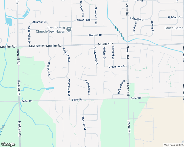 map of restaurants, bars, coffee shops, grocery stores, and more near 9519 Stockbridge Way in New Haven