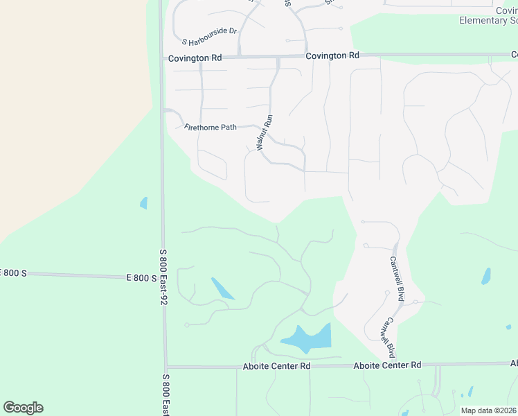 map of restaurants, bars, coffee shops, grocery stores, and more near 3414 Buckeye Run in Fort Wayne
