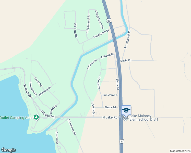 map of restaurants, bars, coffee shops, grocery stores, and more near 755 Tumbleweed Lane in North Platte