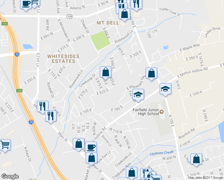 map of restaurants, bars, coffee shops, grocery stores, and more near 914 East 625 South in Layton