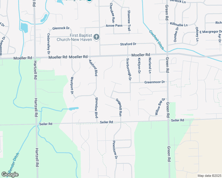 map of restaurants, bars, coffee shops, grocery stores, and more near 9401-9423 Stockbridge Way in New Haven