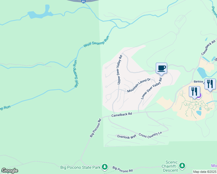 map of restaurants, bars, coffee shops, grocery stores, and more near 148 Pine Court in Tannersville