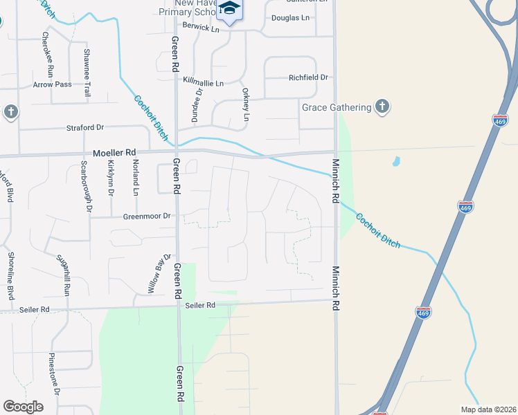 map of restaurants, bars, coffee shops, grocery stores, and more near 3758 Fieldstone Chase in New Haven