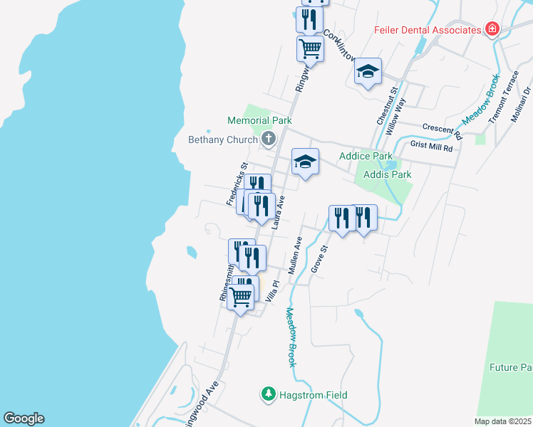 map of restaurants, bars, coffee shops, grocery stores, and more near 10 Furnace Avenue in Wanaque