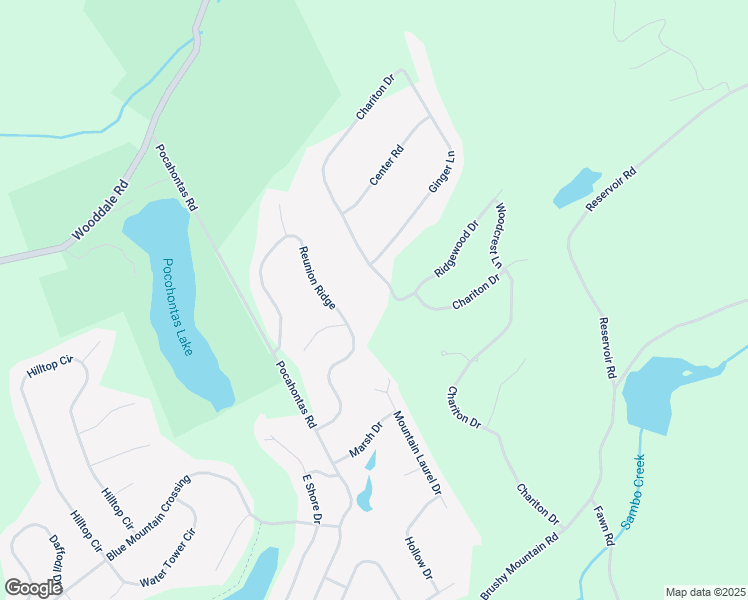 map of restaurants, bars, coffee shops, grocery stores, and more near 87 Chariton Drive in East Stroudsburg