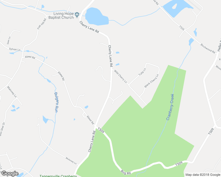 map of restaurants, bars, coffee shops, grocery stores, and more near 2855 Cherry Lane Road in East Stroudsburg