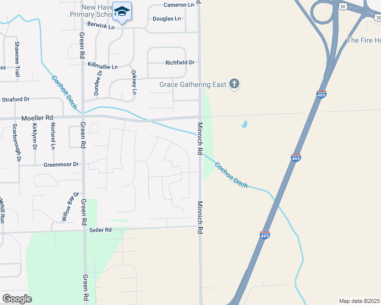 map of restaurants, bars, coffee shops, grocery stores, and more near 3757 Cobblestone Cove in New Haven