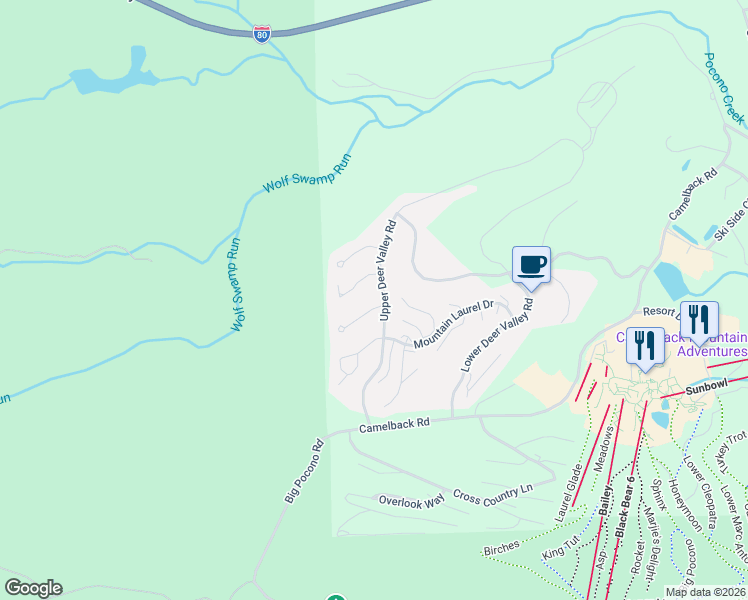 map of restaurants, bars, coffee shops, grocery stores, and more near 141 Pine Court in Tannersville