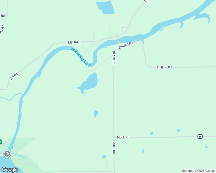 map of restaurants, bars, coffee shops, grocery stores, and more near 4544 Bedell Road in Berlin Center