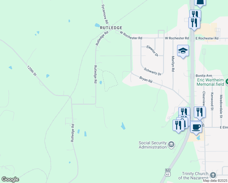 map of restaurants, bars, coffee shops, grocery stores, and more near in Ottumwa