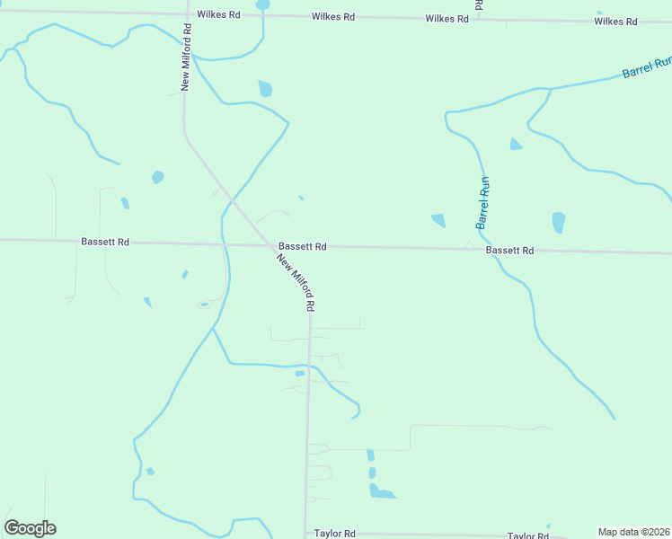 map of restaurants, bars, coffee shops, grocery stores, and more near 4926 Bassett Road in Atwater