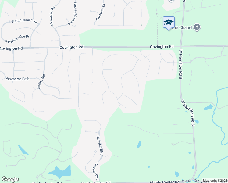 map of restaurants, bars, coffee shops, grocery stores, and more near Paperbark Trail in Fort Wayne