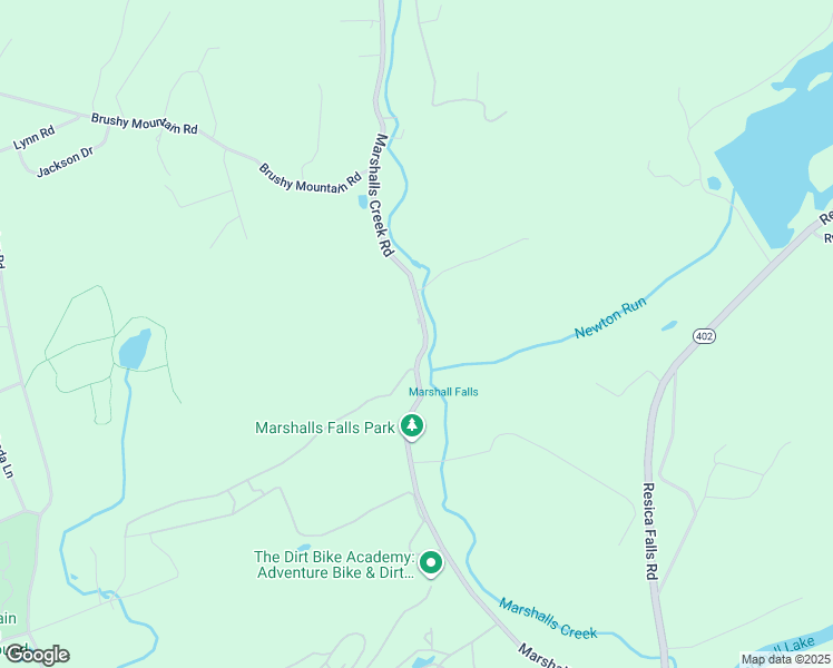 map of restaurants, bars, coffee shops, grocery stores, and more near 102 Dominicks Way in East Stroudsburg