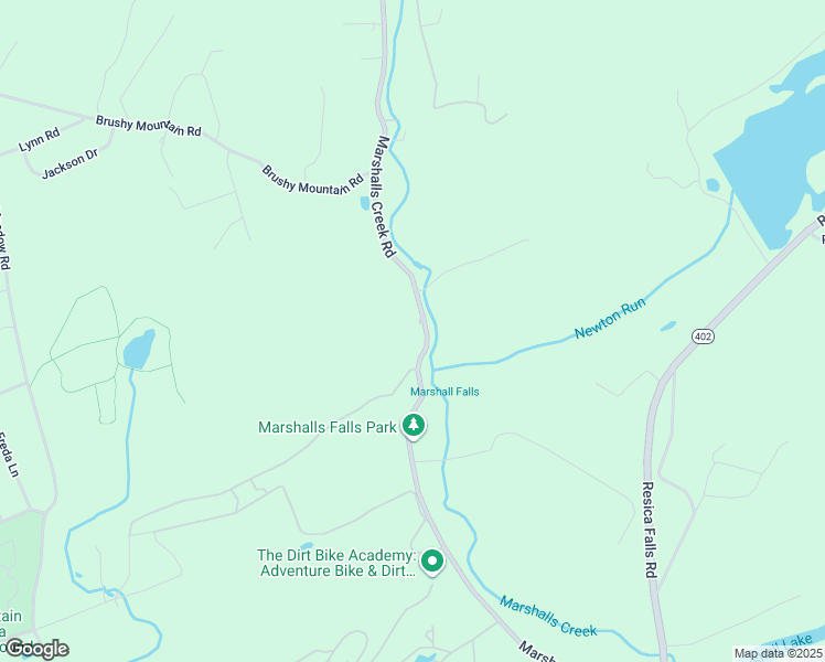 map of restaurants, bars, coffee shops, grocery stores, and more near 102 Dominicks Way in East Stroudsburg