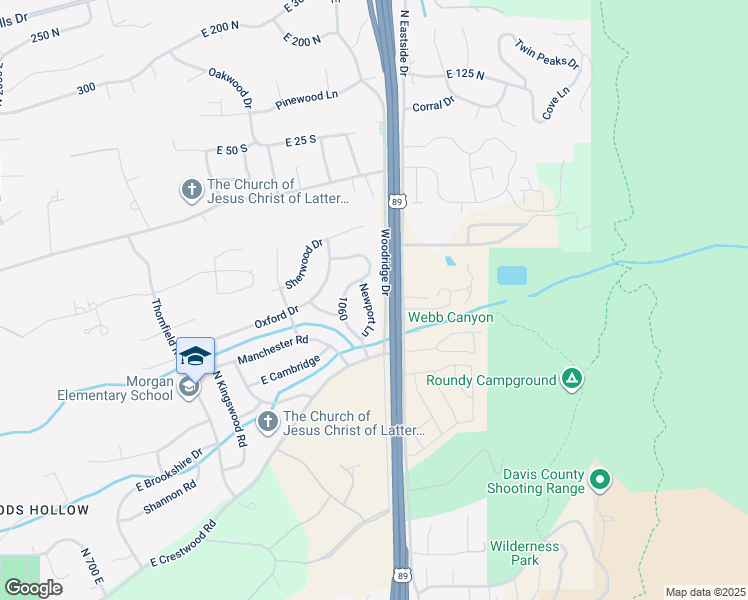 map of restaurants, bars, coffee shops, grocery stores, and more near 1252 Newport Lane in Kaysville