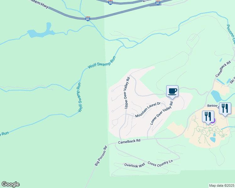 map of restaurants, bars, coffee shops, grocery stores, and more near 184 Hawthorne Court in Tannersville