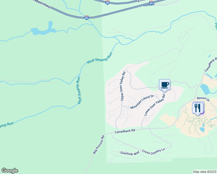 map of restaurants, bars, coffee shops, grocery stores, and more near 198 Sycamore Court in Tannersville
