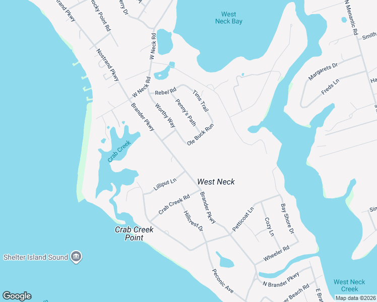 map of restaurants, bars, coffee shops, grocery stores, and more near 26 Ole Buck Run in Shelter Island