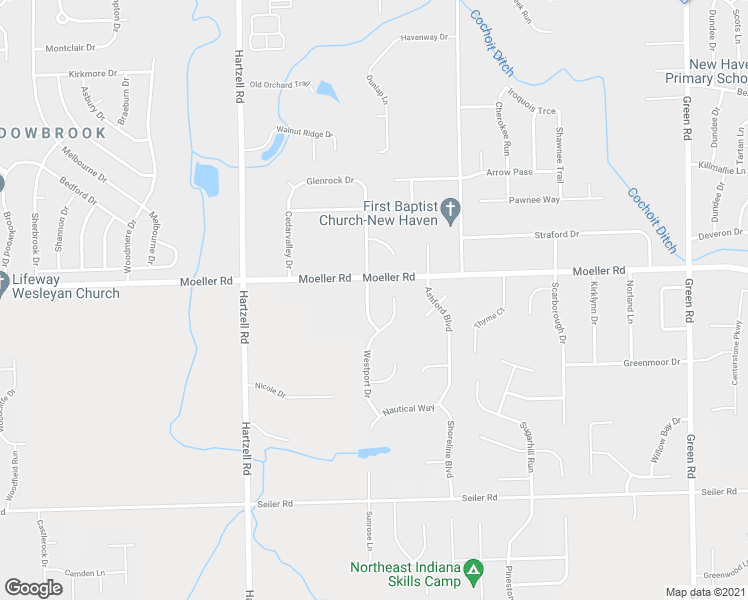 map of restaurants, bars, coffee shops, grocery stores, and more near 3568 Whitepine Dr in New Haven