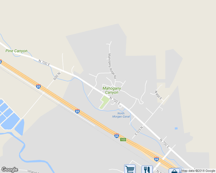 map of restaurants, bars, coffee shops, grocery stores, and more near 846 Violet Drive in Morgan