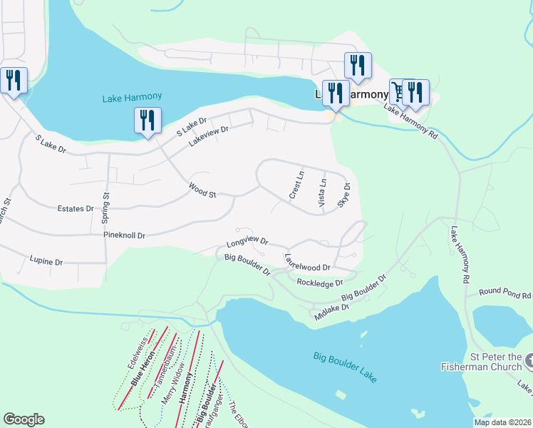 map of restaurants, bars, coffee shops, grocery stores, and more near 728 Skye Dr in Carbon