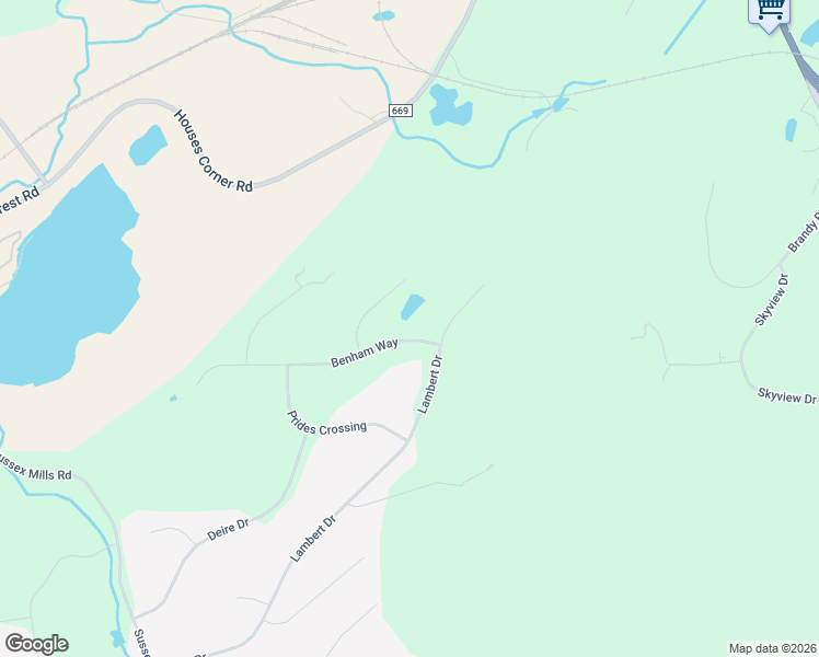 map of restaurants, bars, coffee shops, grocery stores, and more near 6 Benham Way in Sparta Township