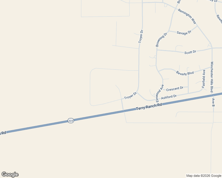 map of restaurants, bars, coffee shops, grocery stores, and more near 7130 Troyer Drive in Cheyenne