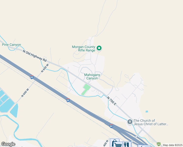 map of restaurants, bars, coffee shops, grocery stores, and more near 846 Violet Drive in Morgan