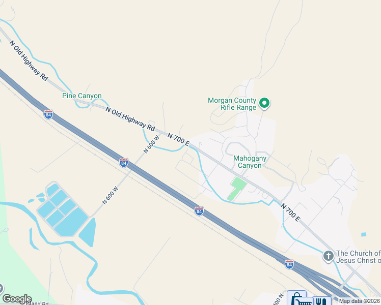 map of restaurants, bars, coffee shops, grocery stores, and more near 987 North 650 in Morgan